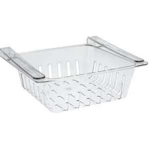 Clear Fridge Clip On Basket 3pk